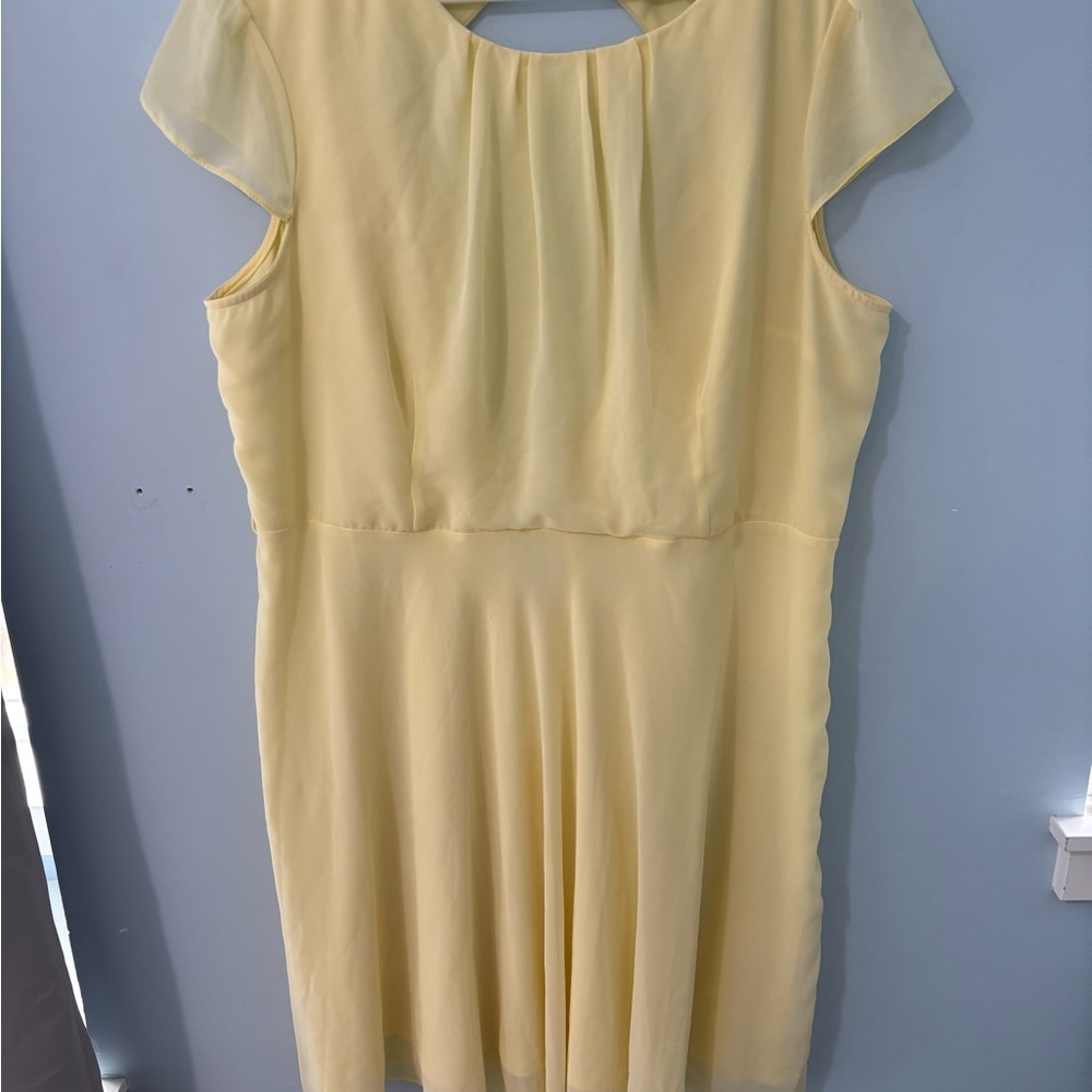 Modcloth Light Yellow Mini Dress